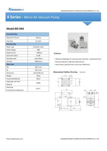 BD-04A-15L Specification（BODENFLO)