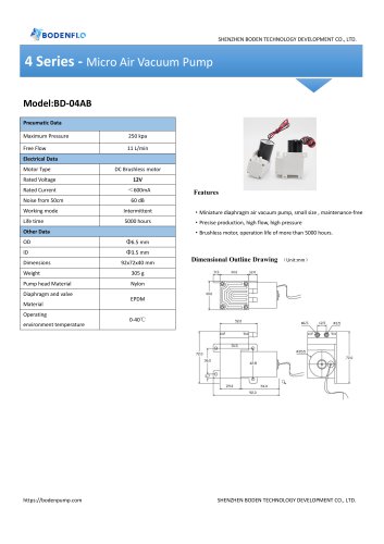 BD-04AB-11L Specification（BODENFLO)