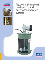 FlowMaster reservoir level sensor and overflow prevention system