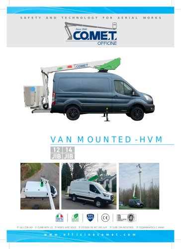 CO.ME.T. OFFICINE_VAN MOUNTED HVM 12-14 MT_CATALOGUE