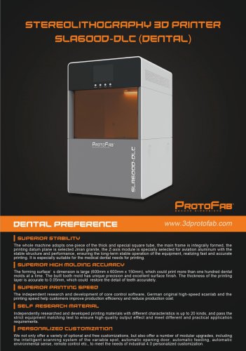 ProtoFab SLA600D