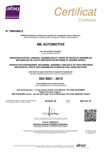 Certificat