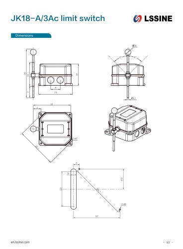 JK18-A/3Ac limit switch