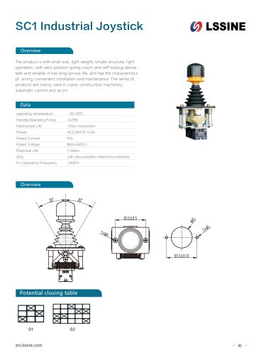 SC1 Industrial Joystick