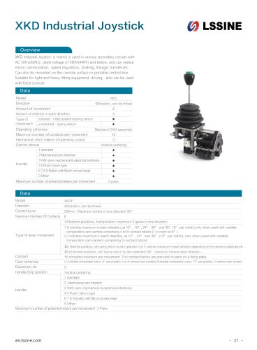 XKD Industrial Joystick