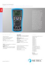 MD 9070 Insulation / Continuity Digital Multimeter EN