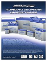 SLA Batteries and Chargers Short Form Specifications