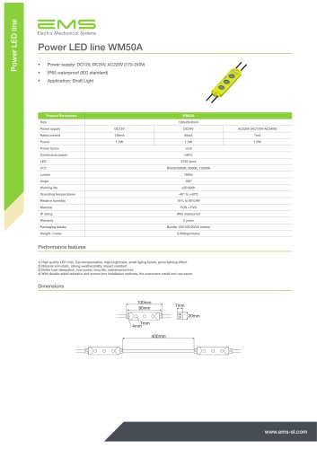 LED SHAFT LIGHT SYSTEM