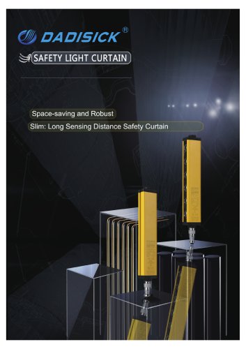 DADISICK QA Series Long Range Beam Spacing 10mm Safety Light Curtain