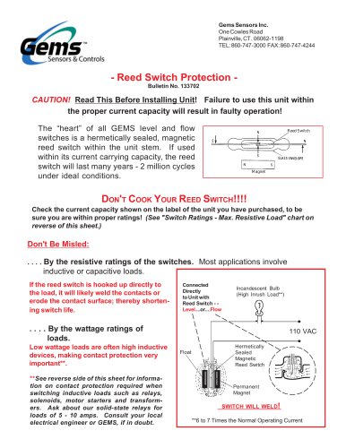 Reed Switch Protection