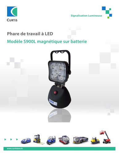 WORKLAMP magnetic S900L LED on battery