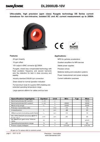 DL2000UB-10V