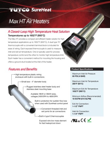 Max HT Air Heaters