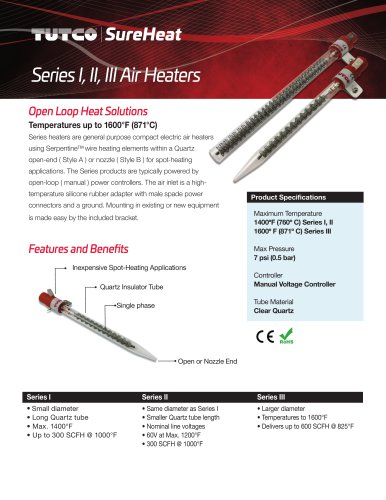 Open-Loop Spot Heaters