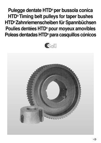 HTD Timing Belt Pulleys For Taper Bushes