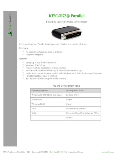 KEYLOK2®Parallel