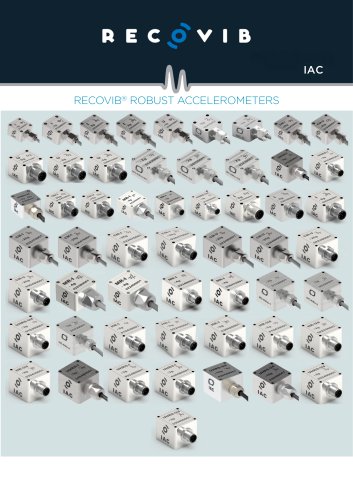 RECOVIB® ACCELEROMETERS