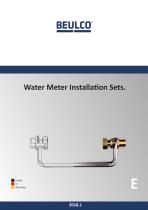 Water meter installation sets (complete catalogue)