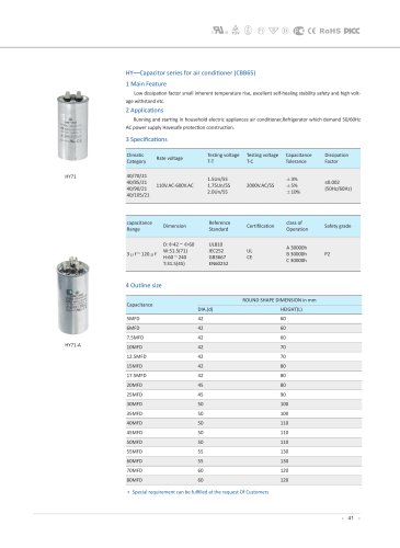 metalized polypropylene film capacitor/aluminum/cylidrical/discharge/UL