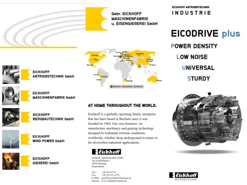 Flyer Industrial gearboxes