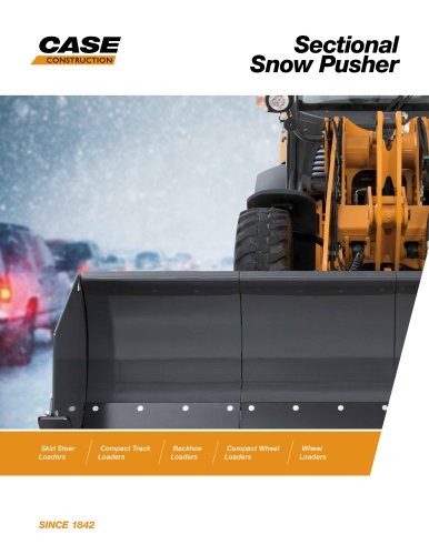 Sectional Snow Pusher