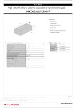 High Value Multilayer Ceramic Capacitors (High dielectric type) JMK063ABJ105KP-F