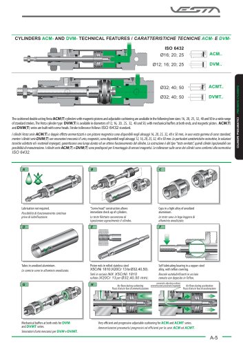 Cylinders and antirotation systems ACM