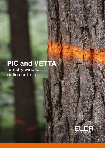 E1 PIC and VETTA radiocontrols for forestry winches