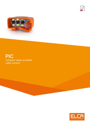 PIC compact waist portable radio control