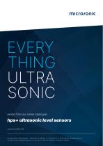 hps+ ultrasonic level sensors