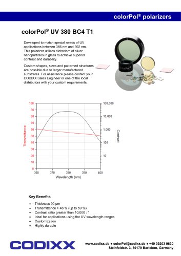 colorPol® UV 380 BC4 T1