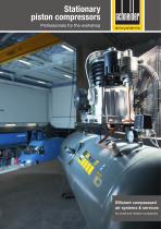 Stationary piston compressors