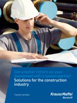 Solutions for the construction industry