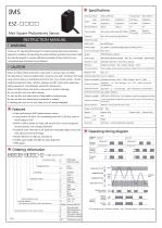 E3Z phtotelectric sensor with distance and mode setting