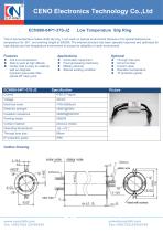 CENO Airborne radar slip ring ECN088-04P1-37S-JZ