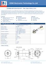 CENO Fiber Optic Rotary Joint ECN000-09P-22S-01EG-01F