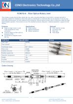 CENO Fiber Optical Rotary joint single channel FCN01G-6