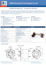 CENO Hollow shaft slip ring ECN060-12P3-26P2-13P