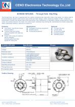 CENO Slip ring integrate power and signal ECN038-15P2-02S