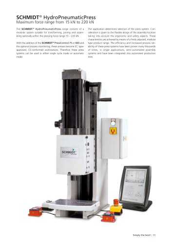 SCHMIDT® HydroPneumaticPress