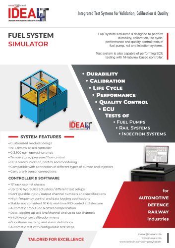 FUELSYSTEM SIMULATOR