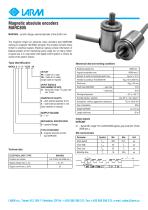 Magnetic absolute encoders MARC805