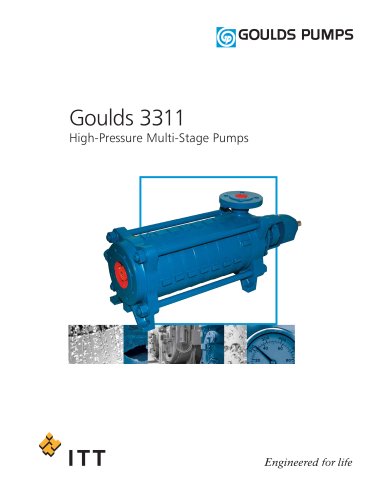 Goulds 3311 High-Pressure Multi-Stage Pumps