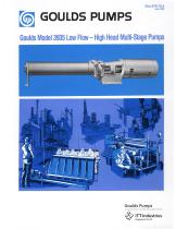 Goulds 3935 Low Flow - High Head Multi-Stage Pumps