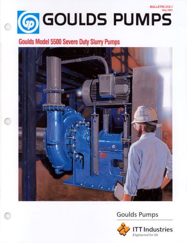 Goulds 5500 Severe Duty Slurry Pumps