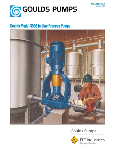 Goulds Model 3996 In-Line Process Pumps