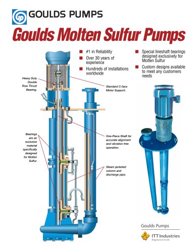 Goulds Molten Sulfur Pumps