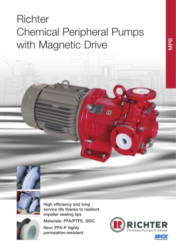 Chemical Peripheral Pumps with Magnetic Drive