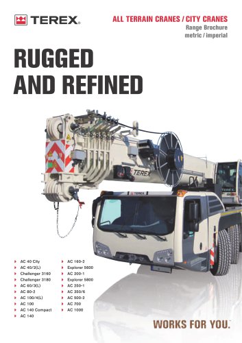 All Terrain Crane Range Brochure