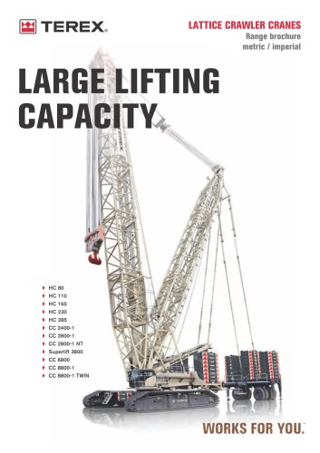 LATTICE CRAWLER CRANES